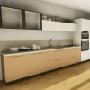 Prima Cucine Cucina Domino moderna bianca lineare scontata 32%- Cucine Lineari|Cucine Moderne