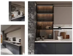 Cucina Easy design altri colori lineare scontata 30%^Ar-Due