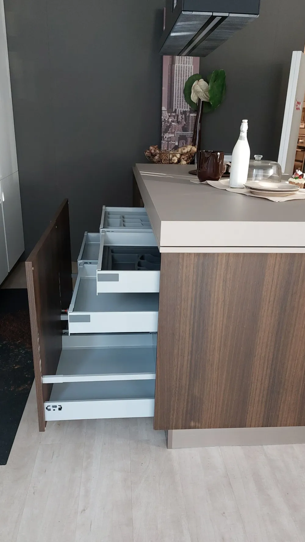 Cucina Egoline moderna bianca ad isola scontata 35% Cucine Ad Isola|Cucine Moderne