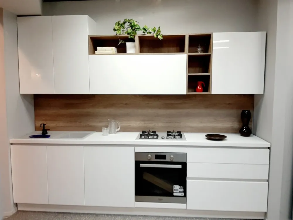 Outlet CUCINA cucine lineare Gloss SCONTATA Cucine Lineari|Cucine Moderne