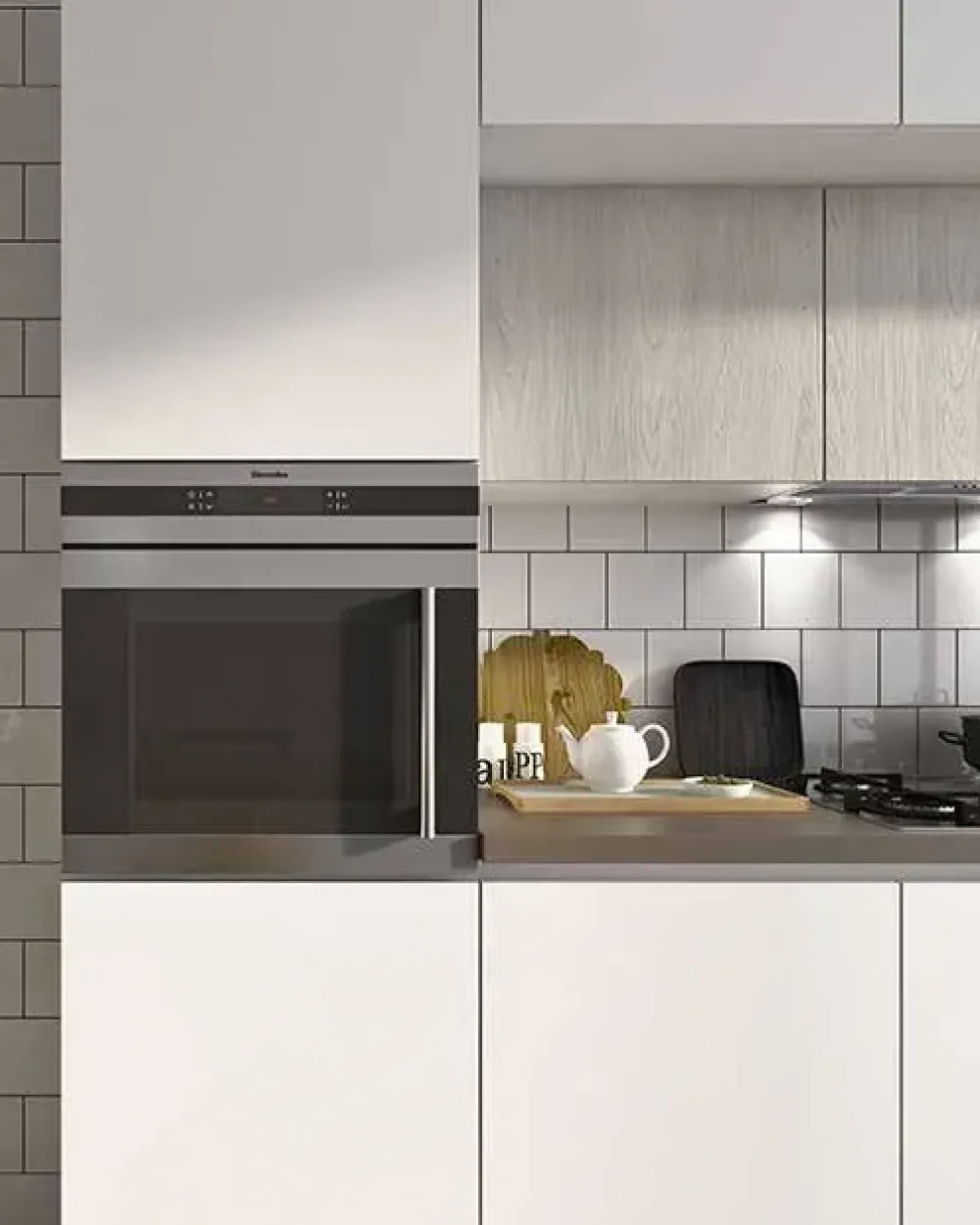 New CUCINA lineare Seta SCONTATA del 35%! Look moderno ed elegante. Cucine Lineari|Cucine Moderne