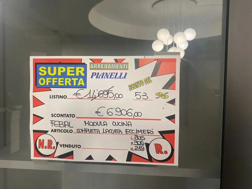 Febal CUCINA Modula laccata PREZZO OUTLET- Cucine Ad Angolo|Cucine Moderne