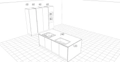 Cucina Fenix con isola con uno sconto imperdibile Cucine Ad Isola|Cucine Moderne