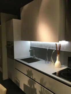 Snaidero Cucina First moderna grigio lineare scontata 30%- Cucine Lineari|Cucine Moderne