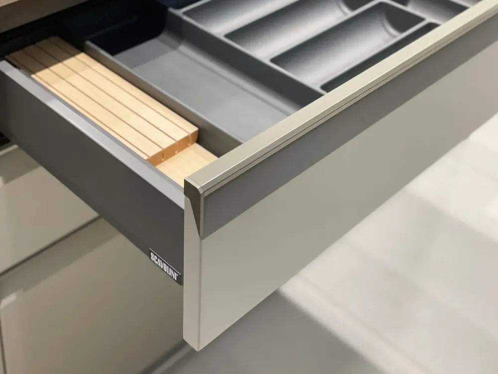 New Cucina Formalia moderna grigio ad angolo scontata 35% Cucine Ad Angolo|Cucine Moderne