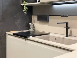 New Cucina Formalia moderna grigio ad angolo scontata 35% Cucine Ad Angolo|Cucine Moderne