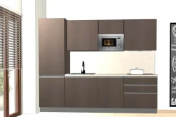 Gicinque Cucina Kappa 270 smart OFFERTA OUTLET sconto 36%- Cucine Lineari|Cucine Moderne