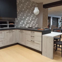 Gicinque Cucina moderna con penisola altri colori in hpl Time- Cucine Con Penisola|Cucine Moderne