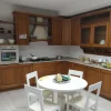 Outlet CUCINA ad angolo Giada castagno SCONTATA Cucine Ad Angolo