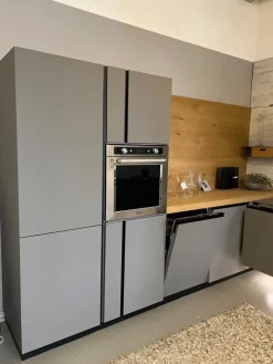 Sale Cucina grigia design ad angolo Linea Cucine Ad Angolo|Cucine Design