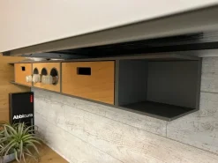 Sale Cucina grigia design ad angolo Linea Cucine Ad Angolo|Cucine Design