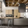 Arredo3 Cucina grigia design con isola Z62 in offerta- Cucine Design|Cucine Ad Isola