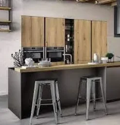 Arredo3 Cucina grigia design con isola Z62 in offerta- Cucine Design|Cucine Ad Isola