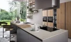 Arredo3 Cucina grigia design con isola Z62 in offerta- Cucine Design|Cucine Ad Isola