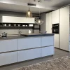Cucina grigia design con isola Delinea^Scavolini New