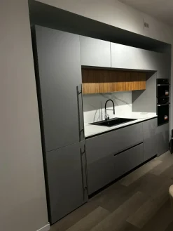 Cucina grigia design con isola Metropolis in offerta Cucine Ad Isola|Cucine Design