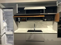 Cucina grigia design con isola Metropolis in offerta Cucine Ad Isola|Cucine Design