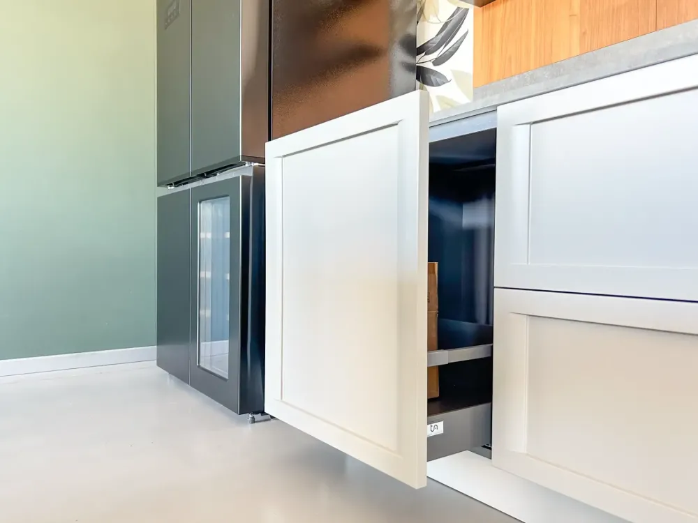 Forma 2000 Cucina grigia moderna ad angolo Cucina bellaria a soli 8780 Euro- Cucine Ad Angolo|Cucine Moderne