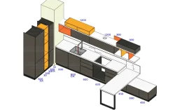 New Cucina grigia moderna con penisola Foodshelf inside Cucine Moderne|Cucine Con Penisola