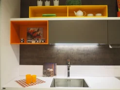 New Cucina grigia moderna con penisola Foodshelf inside Cucine Moderne|Cucine Con Penisola