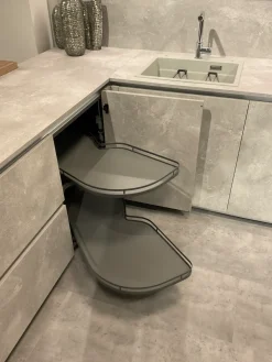 Sale Cucina grigia moderna con penisola 2?1 a soli 12000 Euro Cucine Con Penisola|Cucine Moderne