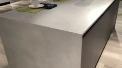 La casa moderna Cucina grigia moderna con isola Carol- Cucine Ad Isola|Cucine Moderne