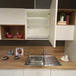 Scavolini Cucina grigia moderna con penisola Urban- Cucine Con Penisola|Cucine Moderne