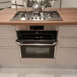 Scavolini Cucina grigia moderna con penisola Urban- Cucine Con Penisola|Cucine Moderne
