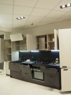 Best Cucina grigia moderna lineare Cucina sax Cucine Lineari|Cucine Moderne