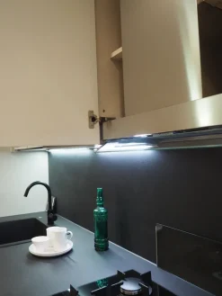 Best Cucina grigia moderna lineare Cucina sax Cucine Lineari|Cucine Moderne