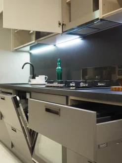 Best Cucina grigia moderna lineare Cucina sax Cucine Lineari|Cucine Moderne