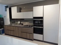 Cucina grigio design lineare Cloe^Arredo3 Clearance