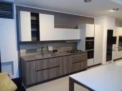 Cucina grigio design lineare Cloe^Arredo3 Clearance