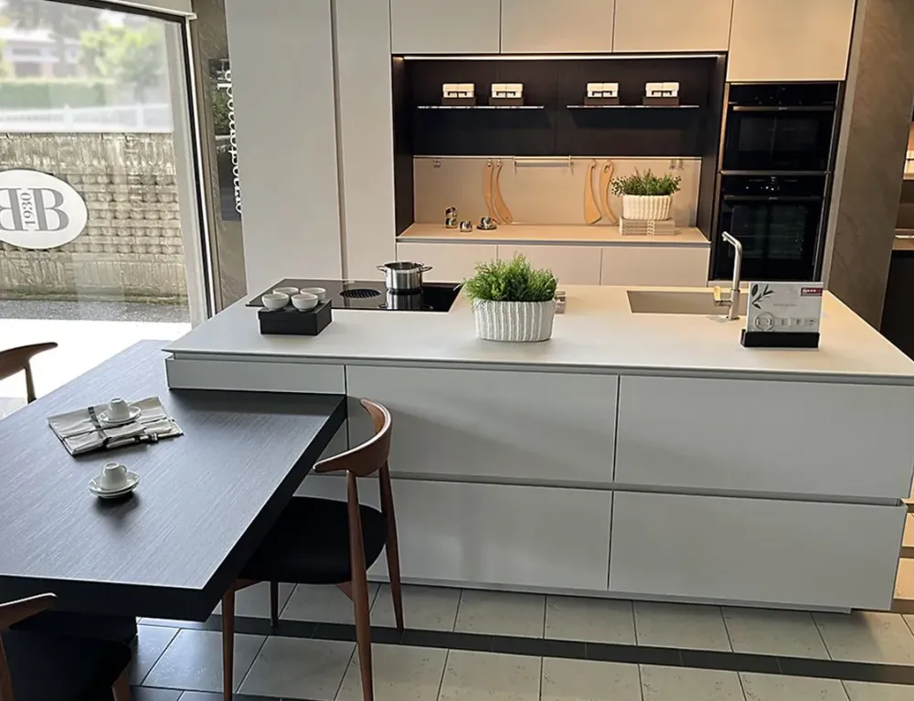 Cucina in laminato materico a PREZZI OUTLET -30% Cucine Ad Isola|Cucine Design