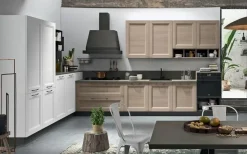 Cucine Store Cucina in legno a PREZZI OUTLET- Cucine Ad Angolo
