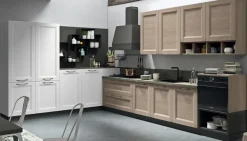 Cucine Store Cucina in legno a PREZZI OUTLET- Cucine Ad Angolo