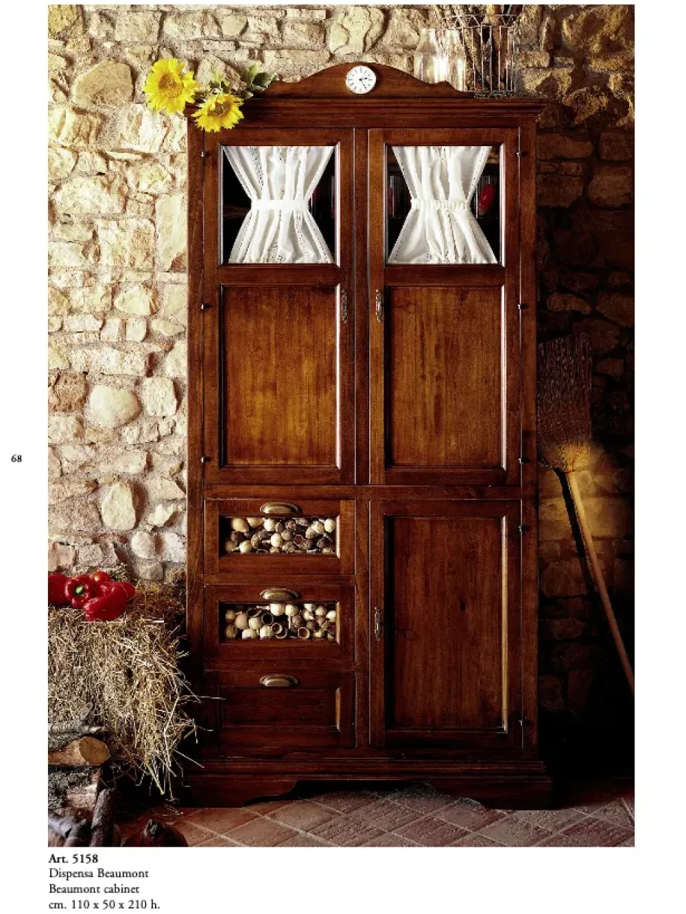 Hot Cucina in legno a PREZZI OUTLET -60% Cucine Lineari|Cucine Country