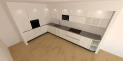 Arredo3 Cucina inglese ad angolo Meg   a prezzo ribassato- Cucine Ad Angolo