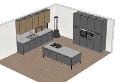 Cucina Kali 9 con isola con un ribasso imperdibile Cucine Ad Isola|Cucine Moderne