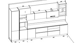 Stosa Cucina Kaya moderna altri colori lineare- Cucine Lineari|Cucine Moderne