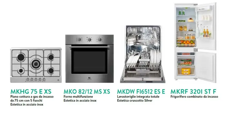 Sale Cucina Kelly mk 360c moderna bianca lineare scontata 32% Cucine Lineari|Cucine Moderne