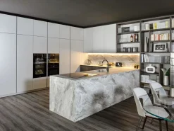 Diotti.com Cucina Klab 01 outlet con penisola con uno sconto imperdibile- Cucine Con Penisola|Cucine Moderne