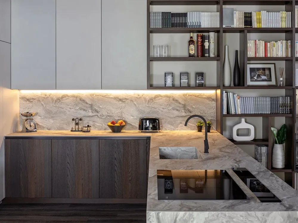 Diotti.com Cucina Klab 01 outlet con penisola con uno sconto imperdibile- Cucine Con Penisola|Cucine Moderne