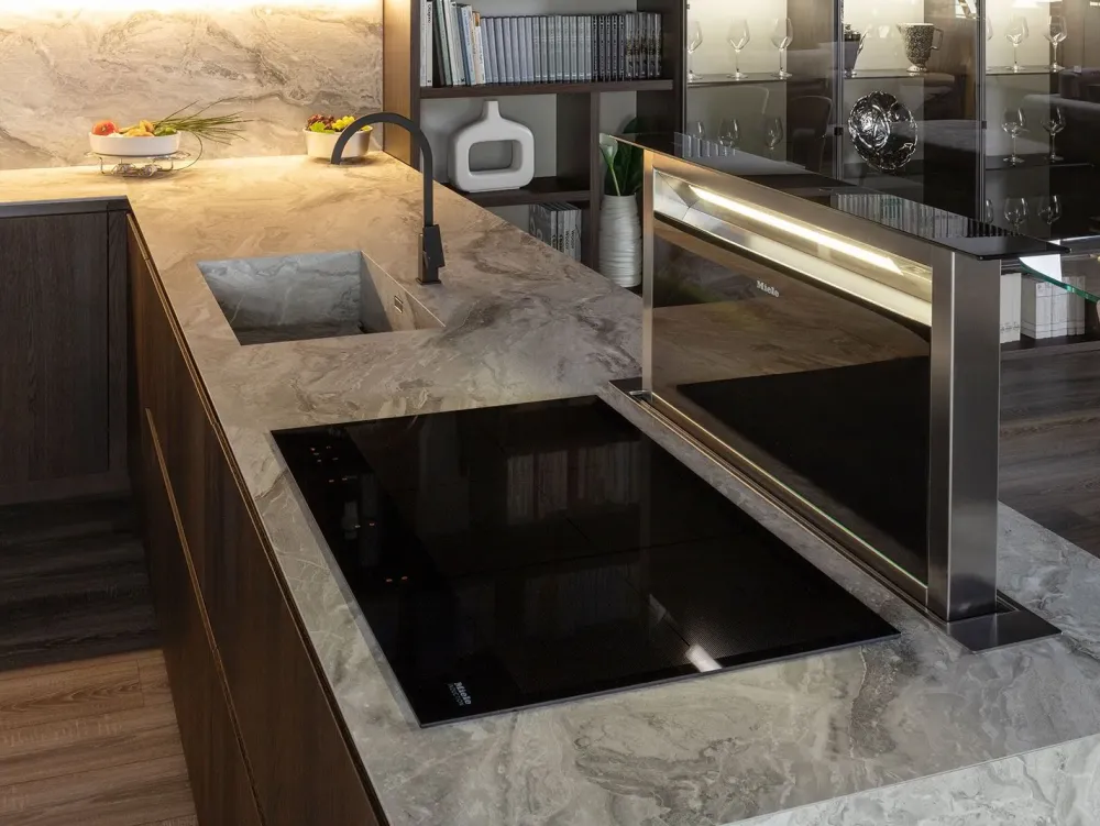 Diotti.com Cucina Klab 01 outlet con penisola con uno sconto imperdibile- Cucine Con Penisola|Cucine Moderne