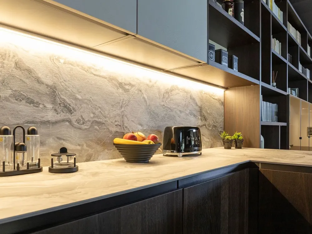 Diotti.com Cucina Klab 01 outlet con penisola con uno sconto imperdibile- Cucine Con Penisola|Cucine Moderne