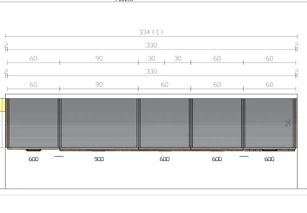 Clearance Cucina lineare Capri quercia e grigio cenere group con uno sconto vantaggioso Cucine Lineari|Cucine Moderne