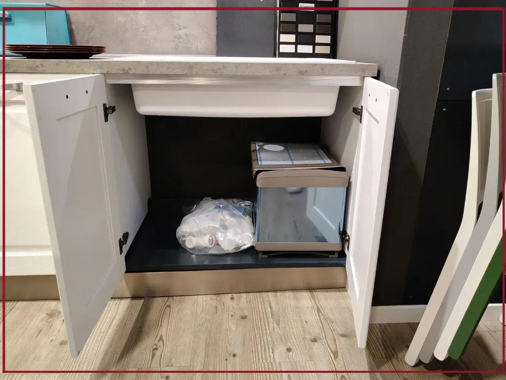 Arredo3 Cucina lineare classica bianca Asolo a soli 6959 Euro- Cucine Lineari