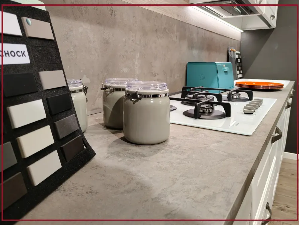 Arredo3 Cucina lineare classica bianca Asolo a soli 6959 Euro- Cucine Lineari