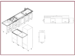 Arredo3 Cucina lineare classica bianca Asolo a soli 6959 Euro- Cucine Lineari