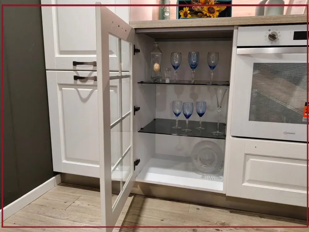 Arredo3 Cucina lineare classica bianca Asolo a soli 6959 Euro- Cucine Lineari